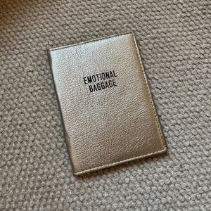 Anthropologie Gold Passport Holder